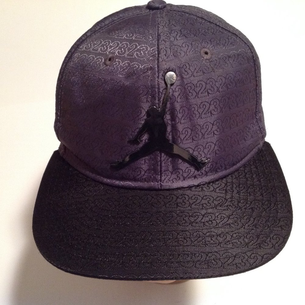 Nike Air Jordan Youth Hat Jumpman Black Snap Back